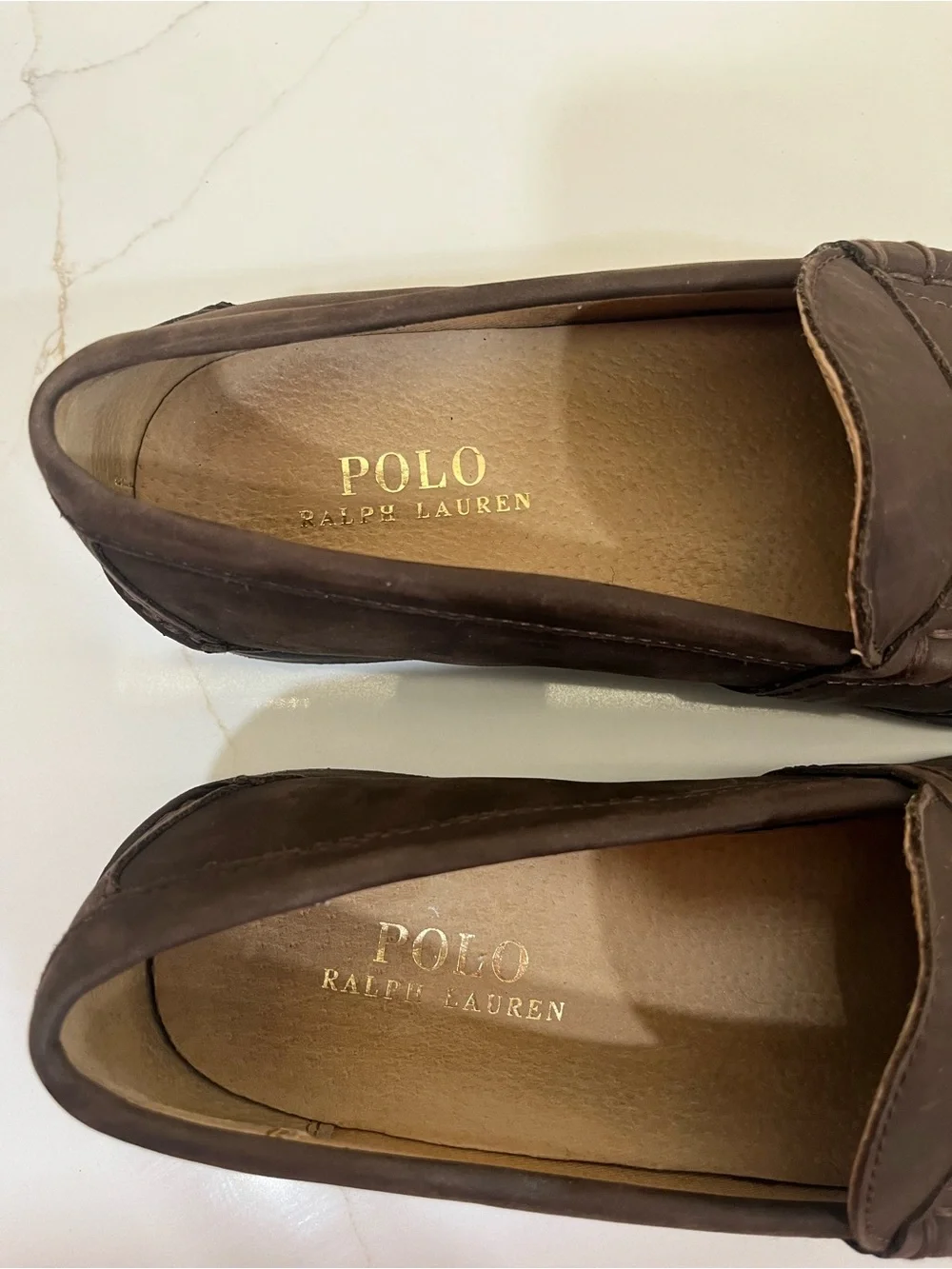 Polo by Ralph Lauren Dark Brown Leather Penny Loafers
